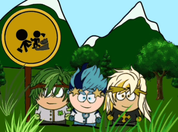 holozing Fanart merged Southpark style finding the eggs.gif