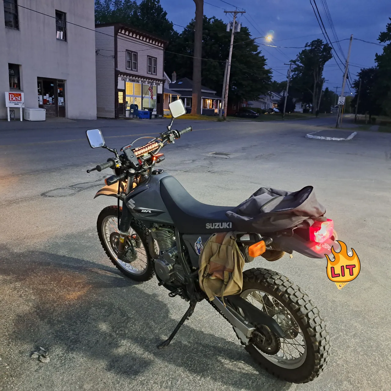 My big adventure. A late night ride a couple hours outside the city.