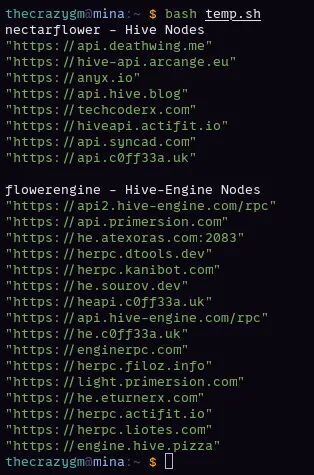 Node Lists