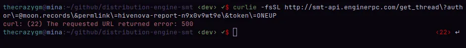 api broken