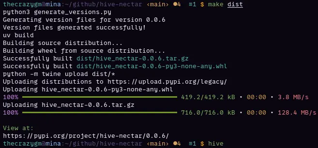 Push to PyPi