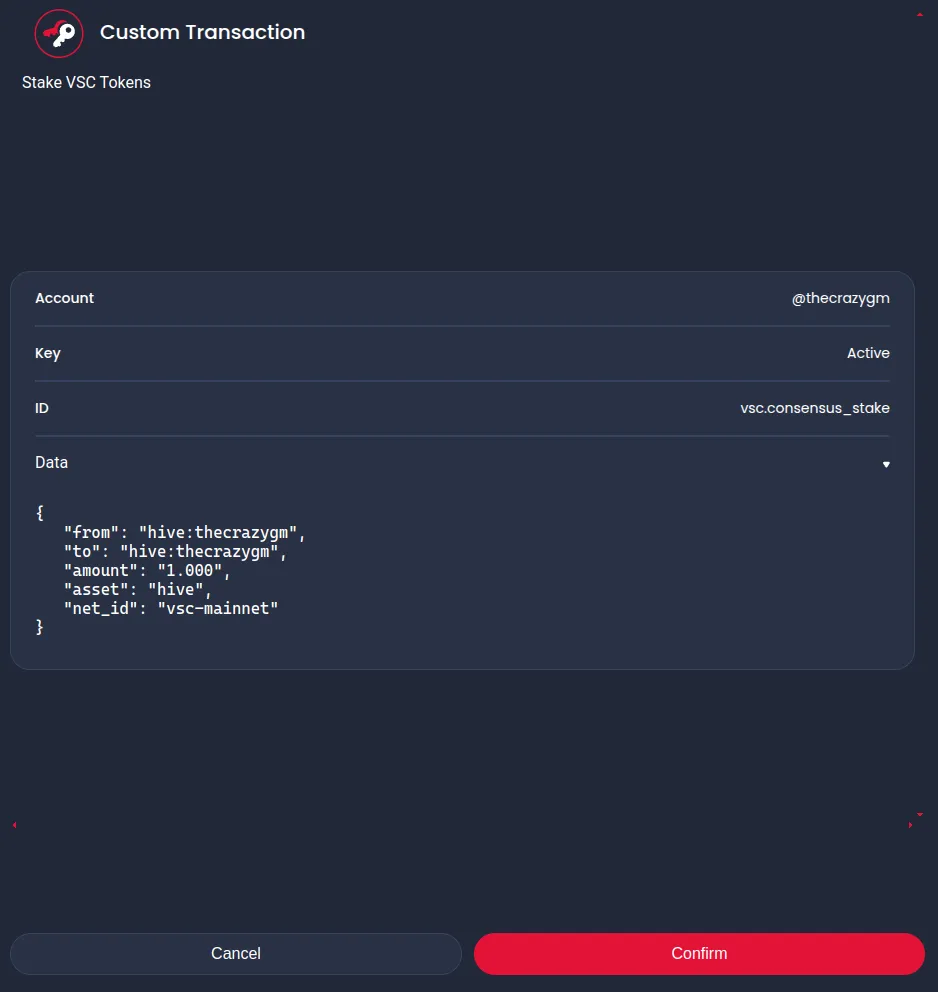 Using Keychain for secure transaction approval.
