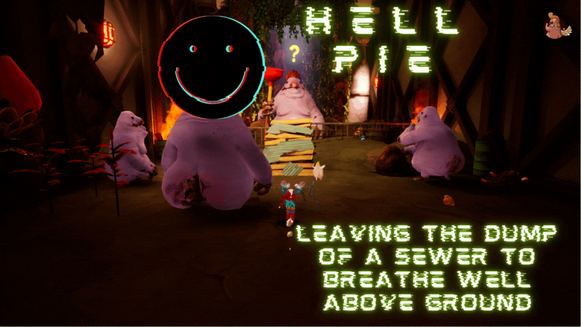 Hell Pie - Leaving the dump of a sewer to breathe well above ground.gif
