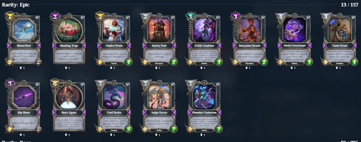 My Epics