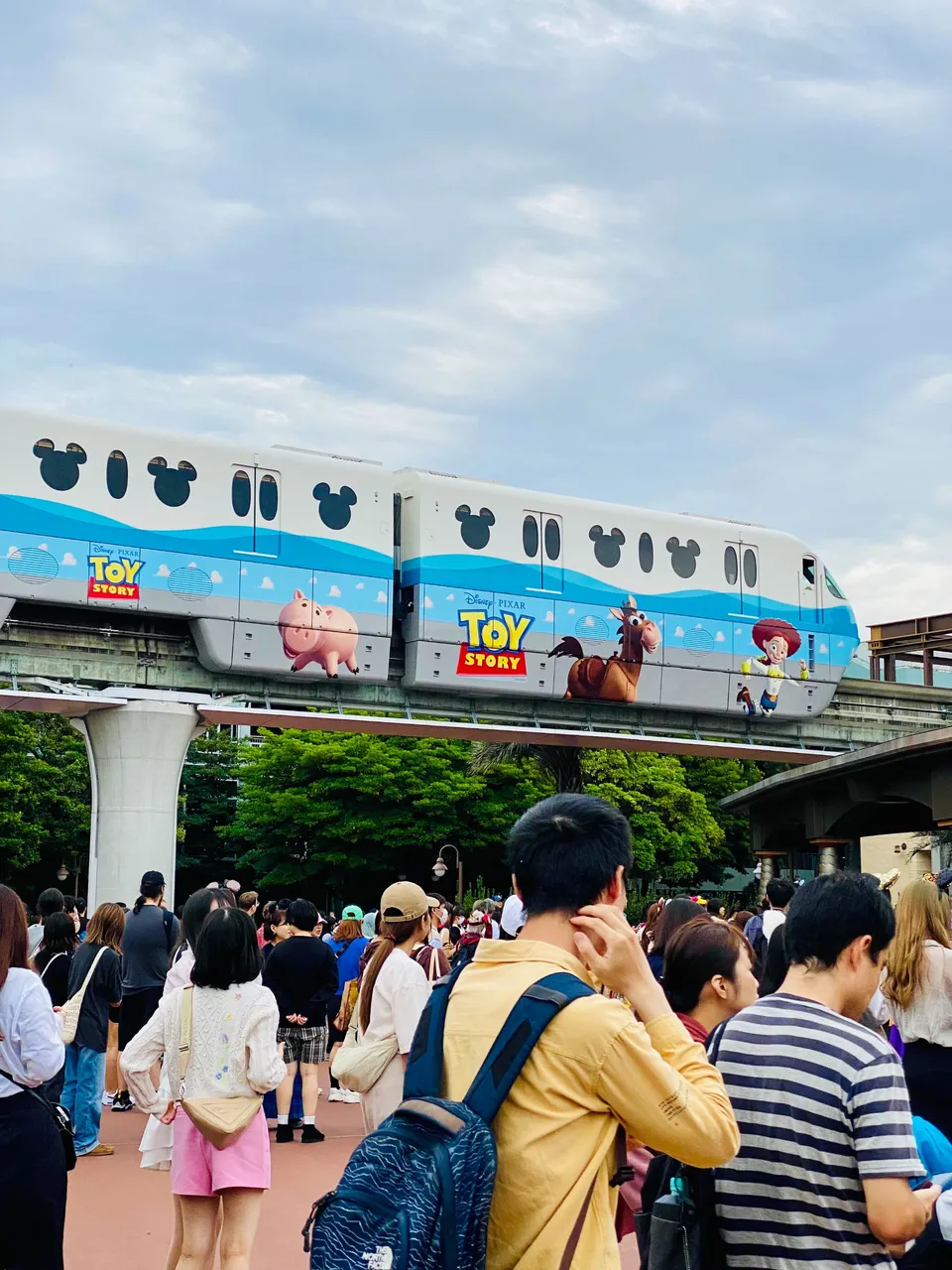 A Toy Story monorail