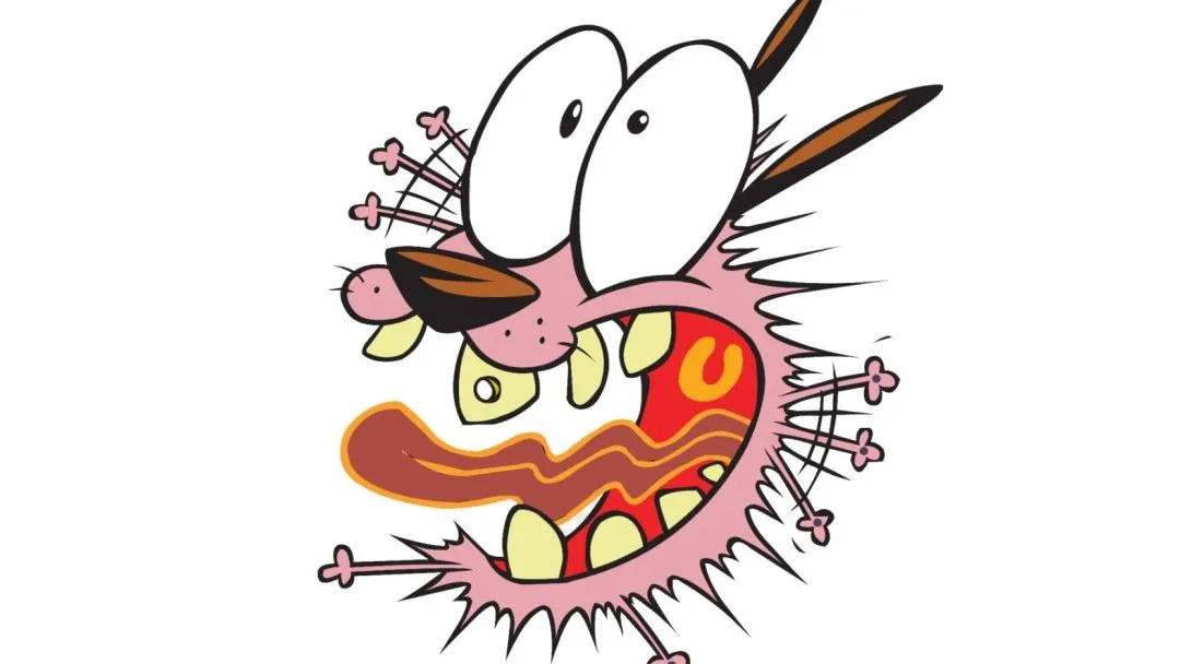 Coraje, el perro cobarde // Courage, the cowardly dog. Fuente/Source: https://codigoespagueti.com/noticias/cultura/creador-coraje-perro-cobarde-confirma-precuela-desarrollo/