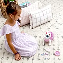 toys robot girls girl robots interactive small toy little remote control unicorn gifts walking kids