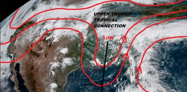 Tropical Flow Breaks Down Briefly Next Week Before Returning