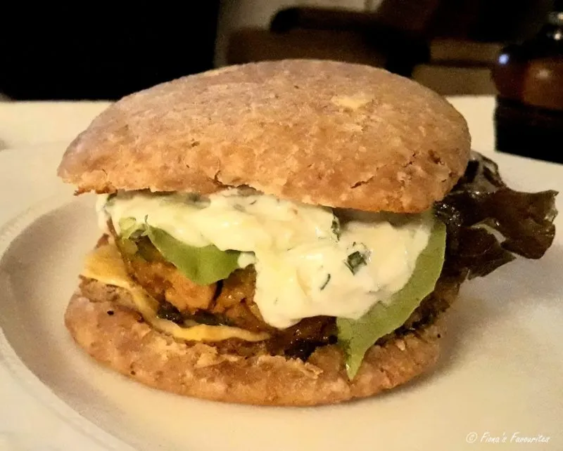 broad bean burger, sourdough, vegetarian