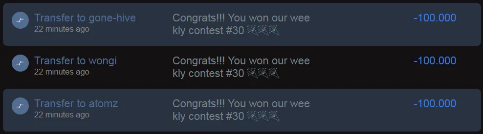 Ecency Points rewards QC Contest 30