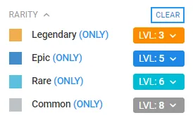 peakmonsters gold league settings