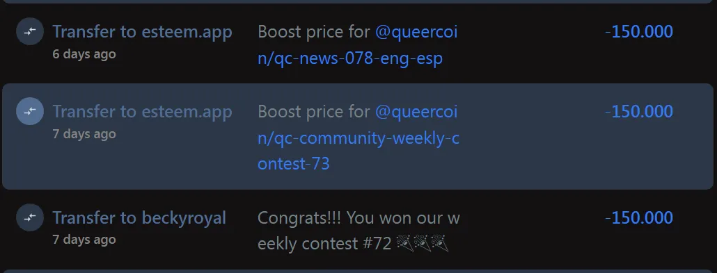 Ecency Points rewards QC Contest 73