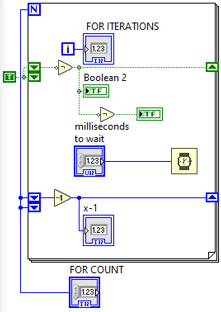 LabView Structures: For Loop and Case (Switch) EN/ES