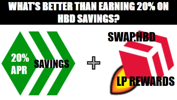 What's Better Than Earning 20% on HBD Savings? Doing That While Also Earning LP Rewards on SWAP.HBD at Tribaldex