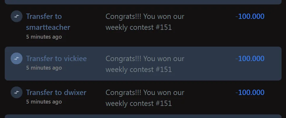 Ecency Points rewards QC Contest 151