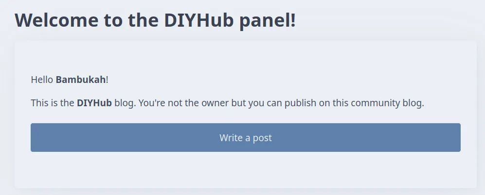 Just a community test between @superhive and @diyhub