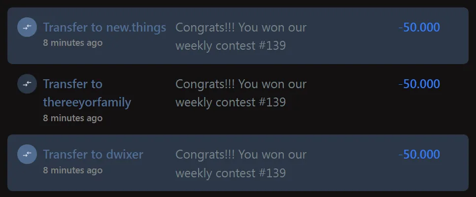 Ecency Points rewards QC Contest 139