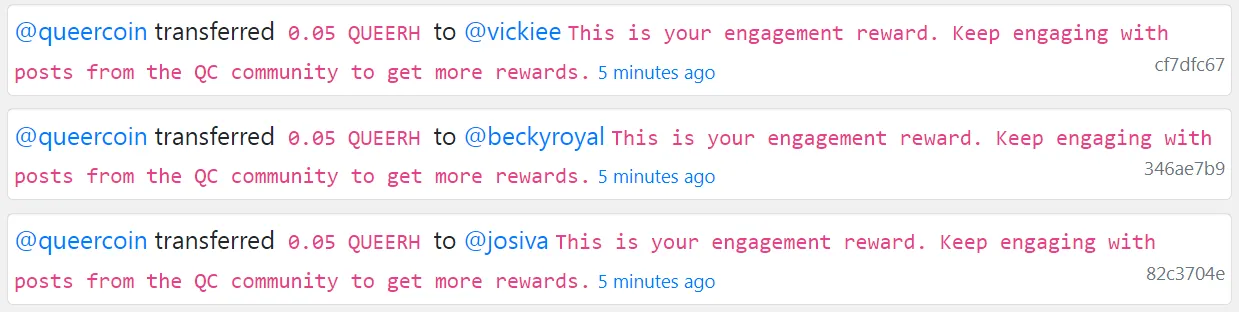 engagement and sharing rewards contest 86