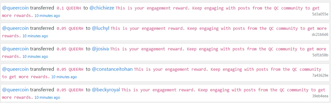 engagement and sharing rewards contest 73