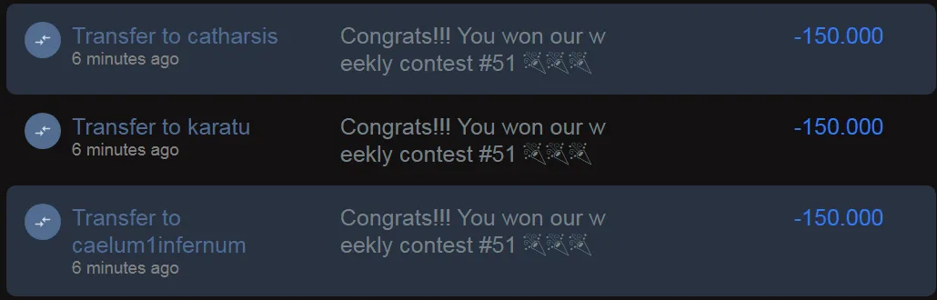 Ecency Points rewards QC Contest 51