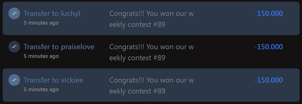 Ecency Points rewards QC Contest 89