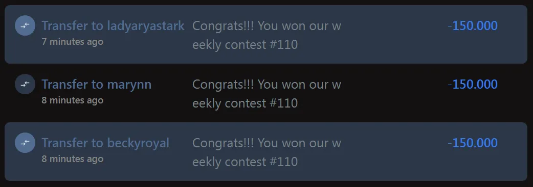 Ecency Points rewards QC Contest 110