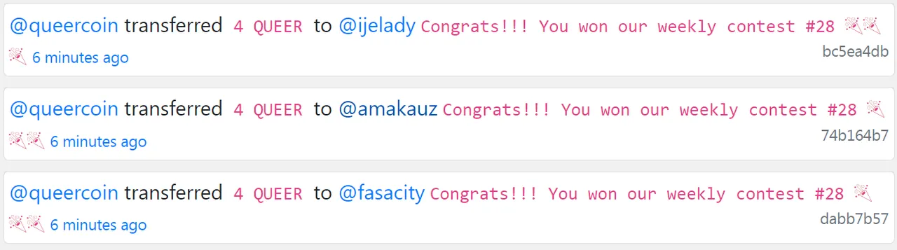 QUEER rewards QC Contest 28