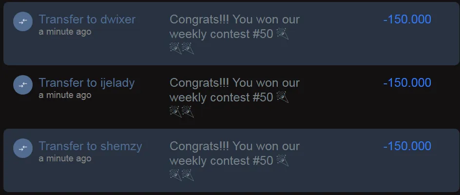 Ecency Points rewards QC Contest 50
