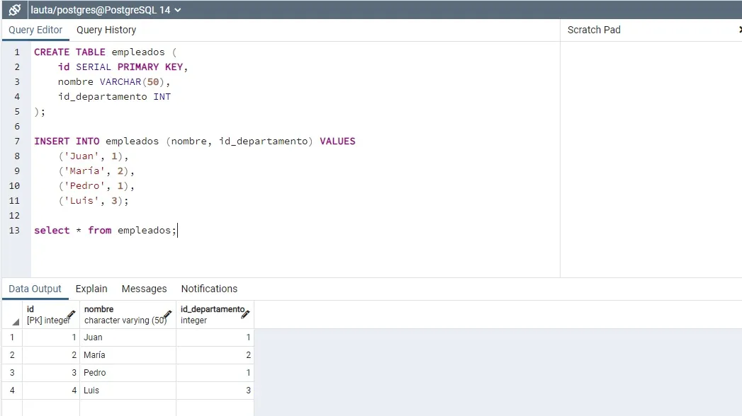 Aprendiendo INNER JOIN en postgreSQL ['ESP' , 'ENG']