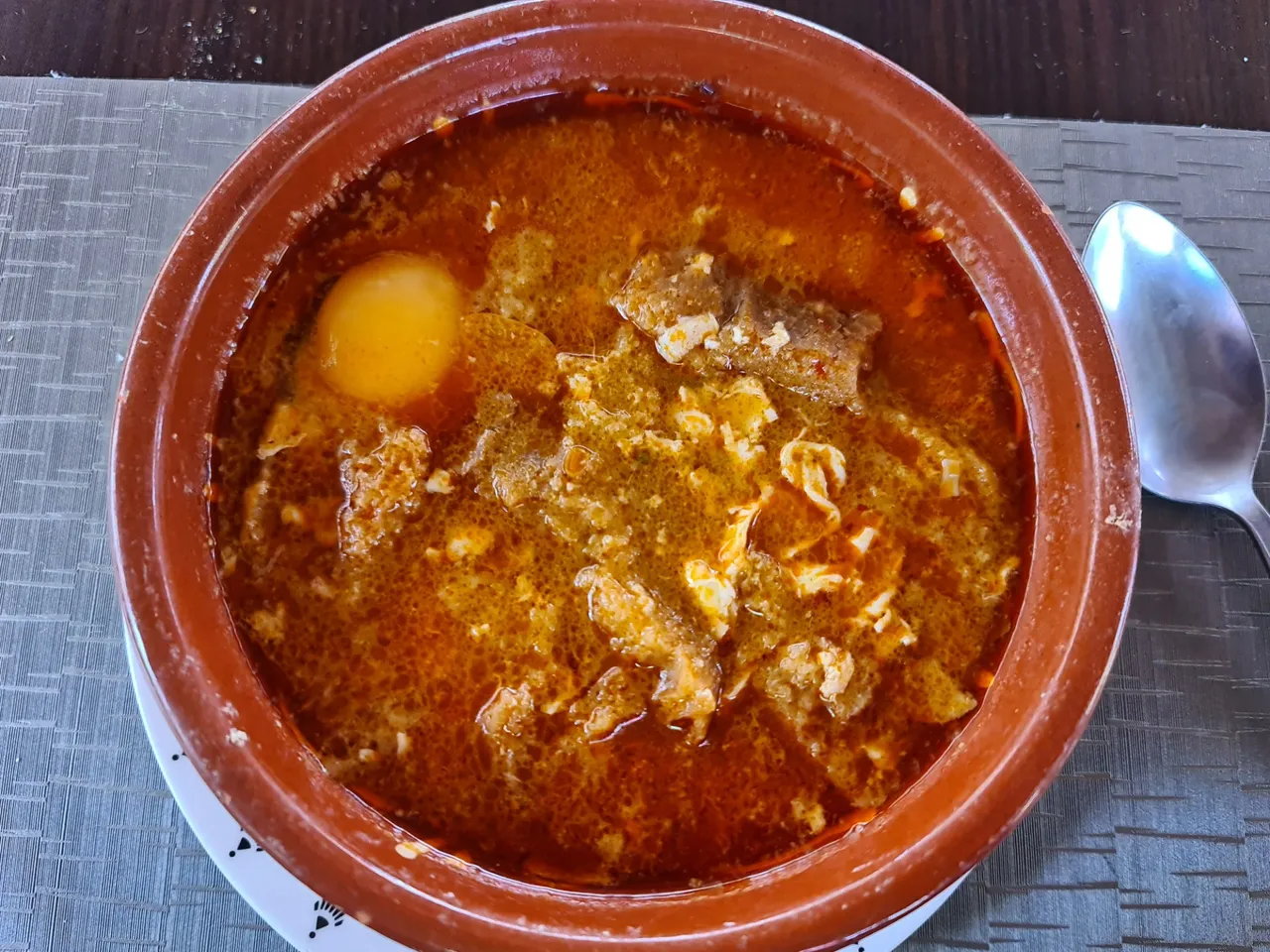 Garlic soup (€6.50) (2).