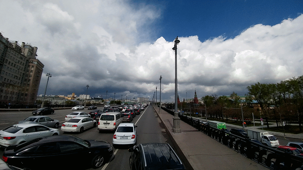 It’s traffic in Moscow
