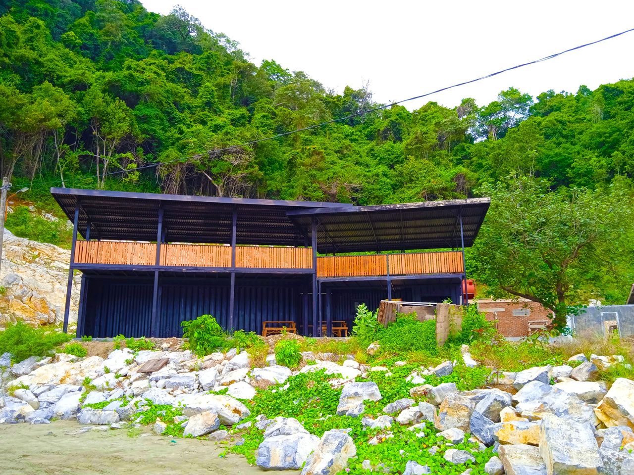 The restaurant is still under construction