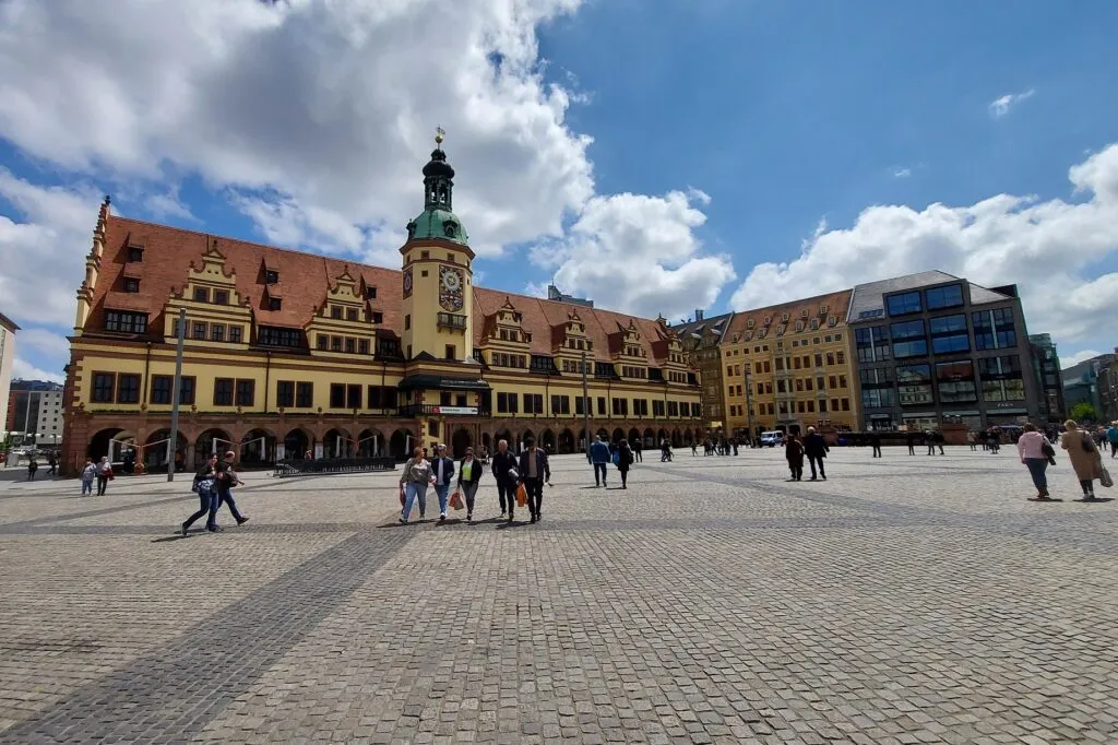 Leipzig Marktplatz and Old Town Hall