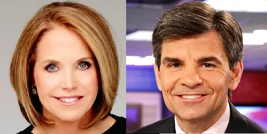 Katie Couric & George Stephanopoulos