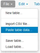 paste
