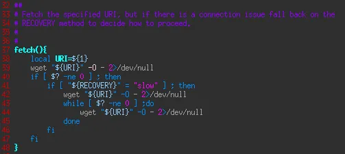 fetch implementation