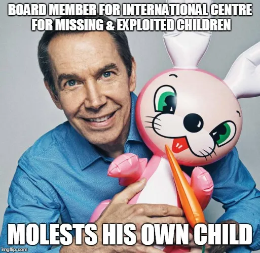 Jeff Koons is a child molester