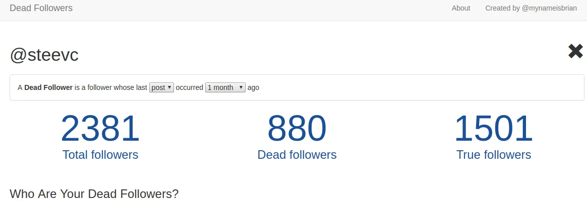 Dead Followers