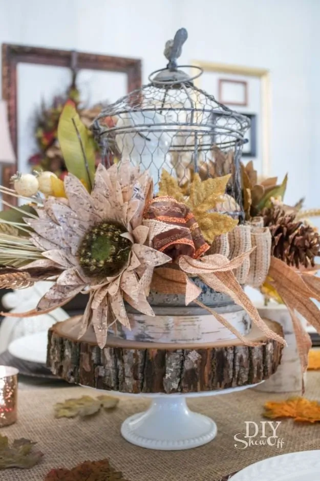 Decorative Fall Centerpiece