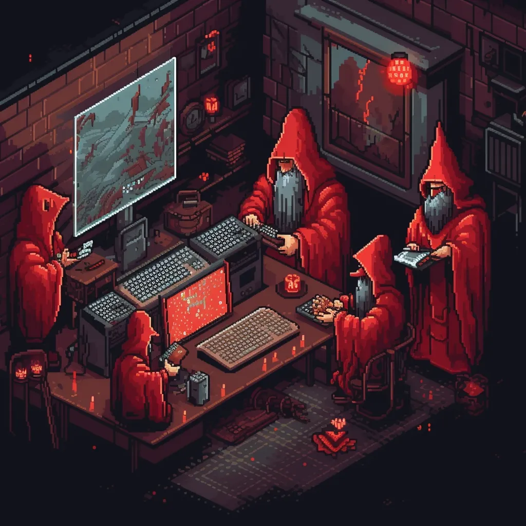 ackza_8_bit_pixel_art_of_red_cloaked_wizards_around_a_computer_a8f8a93b-7a90-461a-b6f7-7f746a6fb03a.png