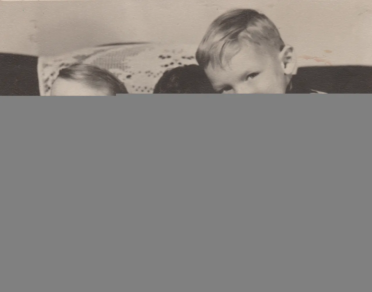1955 maybe - Don and his adopted Arnold family brothers in Goldhill, Oregon.jpg