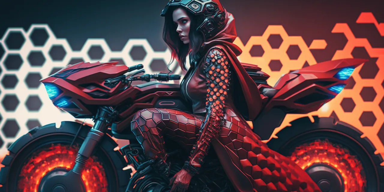 ackza_a_motorcycle_with_red_hexagon_honeycomb_paint_job_cinema_87dcfb7b-762d-4906-b98f-38324f162c07.png
