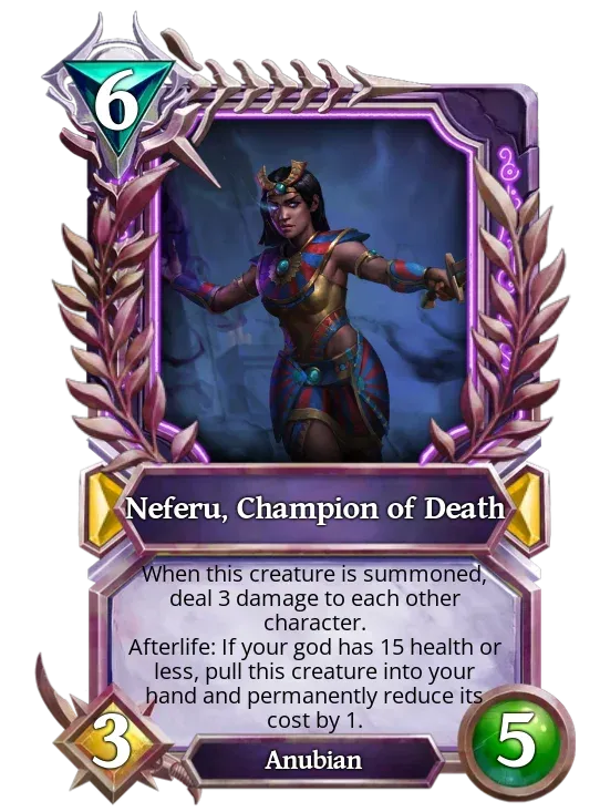Neferu, Champion of Death