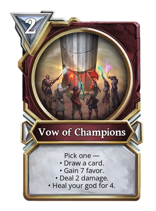 Vow of champions