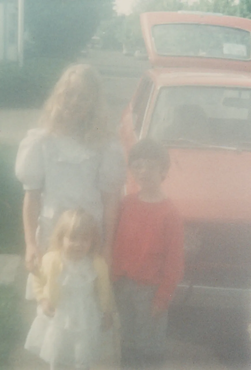 1992-04 Katie Joey Crystal Red Car Easter.png
