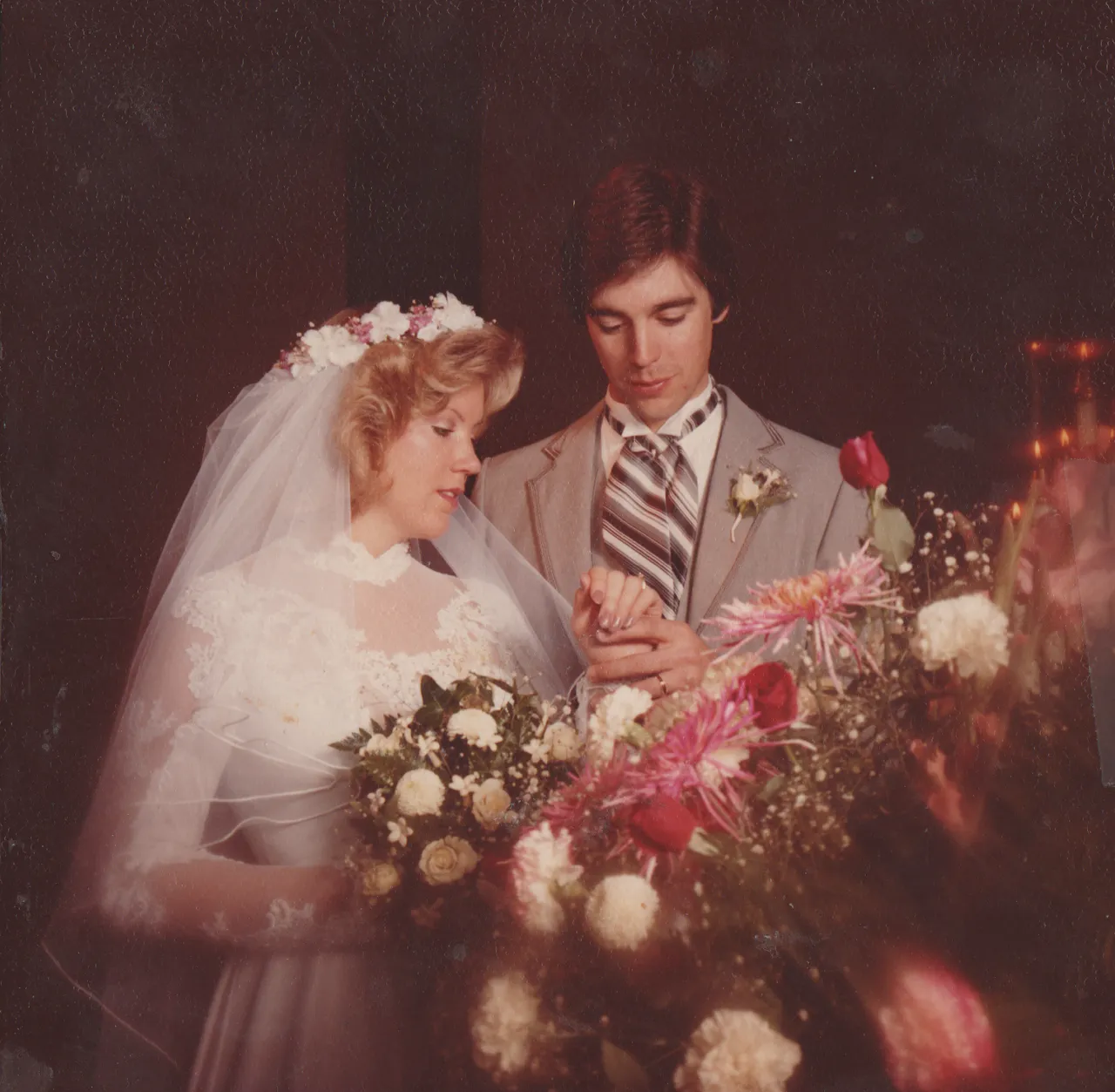 1984 - Brian & Lori Morehead's wedding photo.png