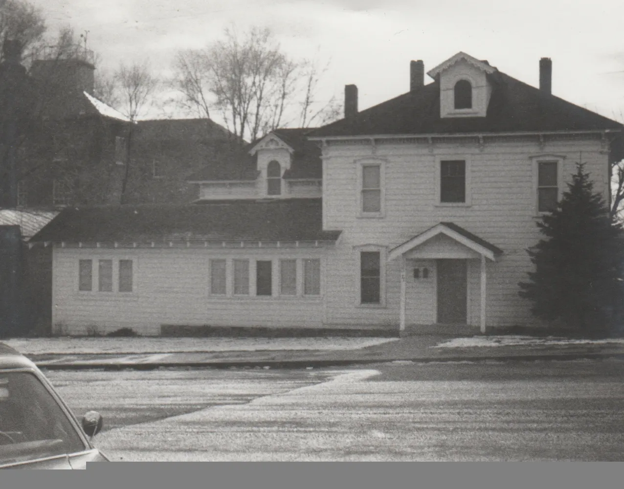 1950's maybe of like a white house and car.jpg