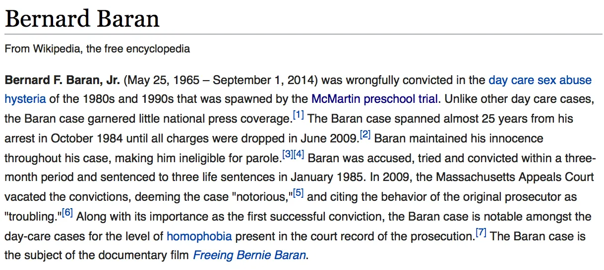 Bernard Baran Trafficking child abuse Wiki SS.png