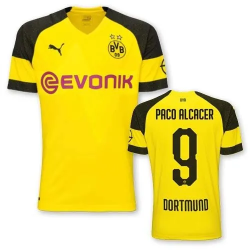 BVB Heimtrikot Nummer 9 - Paco Alcácer - 2018/2019