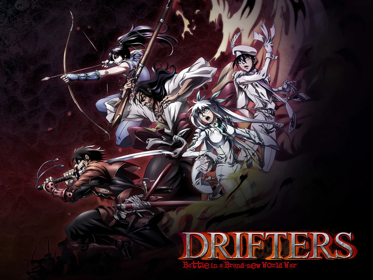 Anime Review: Drifters (Iconic Historical Figures Battle It Out